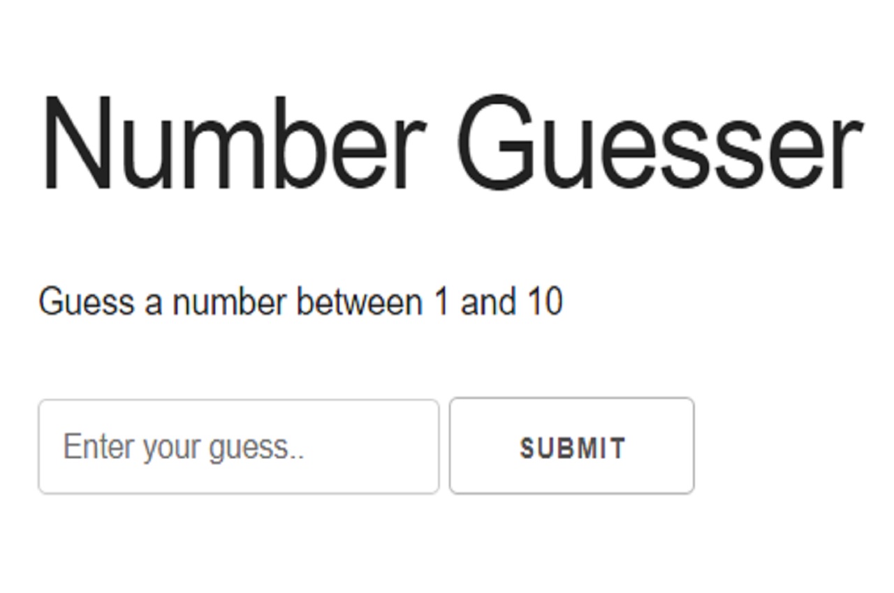 Number Guesser